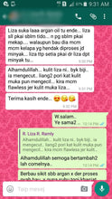 Testimoni Aromatheraphy Organic Argan Oil / Minyak Argan Organik Aromaterapi - Bioshifax