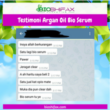 Testimoni Argan Oil Bio Serum - Bioshifax