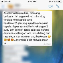 Testimoni Argan Oil Plus Olive Oil / Minyak Argan Plus Minyak Zaitun – Bioshifax