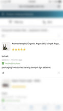 Testimoni Aromatheraphy Organic Argan Oil / Minyak Argan Organik Aromaterapi - Bioshifax